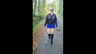 Frivolous Walk Ended with Blowjob