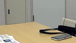 Japan Lingerie Scene-1_beautiful Busty Japanese Girl Fucking in the Office with Creampie in Her Hairy Pussy