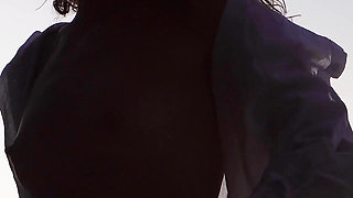 Beachside Tease with Candice Demellza