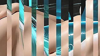 Southern European Moonlit Mermaid Gentle Clit Rubbing with Soft Moans
