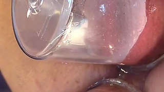 Extreme Close up Double Vacuum Pumping Ass and Pussy