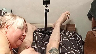 Naked Neighbor Gives Deep Blowjob Until I Cum