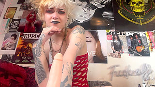 Cheating Goth Wife Cucks Your Small Dick