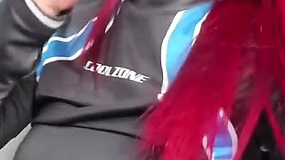 Cute Latina with Colored Hair Just Wants to Be Fucked in Her Room