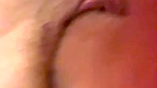 Close up dildo in creamy pussy