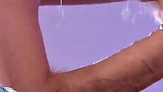 Double Wild Cumshot After Pussy Fucking and Pegging!