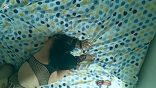 Masked Desi Wife Deepthroat Training at Home