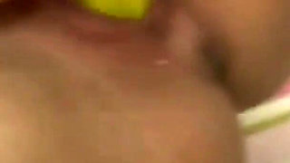 Justin Ashley's first porn 18 year old blonde whore loves to get turned on with sex toys and fingers