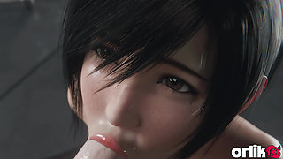 Yuffie Final Fantasy 7 Completely Nude Blowjob Service - Wet & Messy 4K 3D Animation
