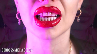It's so easy to control you with my lips! Cum and lose your mind!
