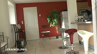 Sexy Brunette Wakes Boyfriend up with Blowjob