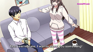 She Shows Him a Secret Room in the House and They End Up Naked on the Futon, Her Riding Him Until He Cums Deep Inside
