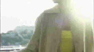 Hungaian lean teenage outdoor ass-fuck three way