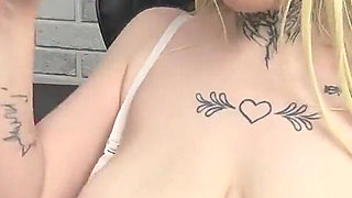 Very Hot Blonde Loves to Get Cum