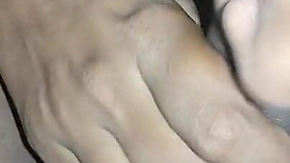 Father in Law's Gigantic Dick Hangs Out Under His Sarom for Step Daughter