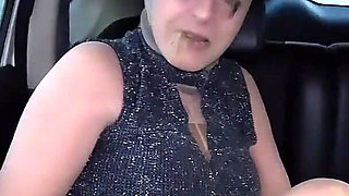 Risky Trip in Full Pantyhose Encasement Nylon Doll in the Car Ep. 336