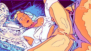 Ass to mouth machine. Hentai cartoon style