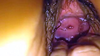 Asian Girl's Gaping Pussy Adventure!