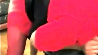 Diapered Crossdresser Bareback