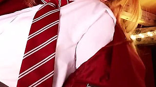 Blue Balls Ready to Explode on Redhead Schoolgirl