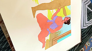 Desi Sexy Indian Sister in law drinking pee from the big cock of brother in law while pissing herself in the open