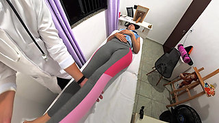 Orthopedic Doctor Takes off the Patient's Clothes and Ejaculates on Her Face