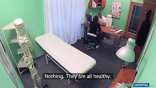 Fake Hospital - Patient Grabs Doctor's Big Cock When He Forgets His Pants! - Ricky rascal