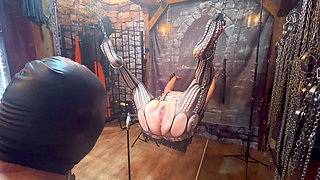 Part 2:- Kitty's treat request from a fan for Lanista to do. Banana in bum, chocolate dildo in fanny!