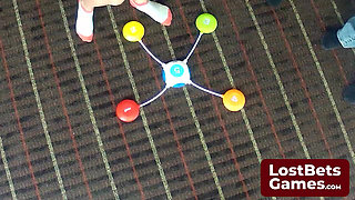 The Horny Lesbians Playing a Strip Pod Stomp Game