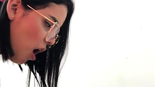 hot lesbian sex between stepsister, scissors and I eat her