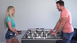 Two cute girls Lilly Bell and Ryan Keely seduced a young guy