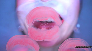 Bright Pink Lipgloss Halloween Kiss Sticky Dream Marks