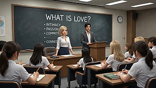 Adult Student Seduces Her Professor - After Hours (AI Generated)
