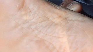 Solesday with Boss Chick Gives Very Her 1st Wild Footjob