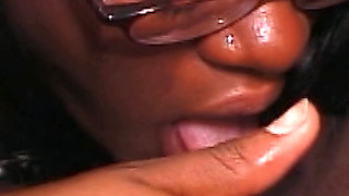 Black Beauties FFM Threesome Hard Fuck - Lesbian Action Creampie Orgy