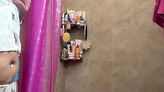 Sexy submissive pissed on