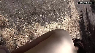 Massive I Cup Beauty. First Nude Outdoor Walk and Two Deep Creampie Finishes