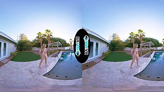 CS Blonde Pool Creampie VR: Blowjob, Doggy  Cowgirl Porn