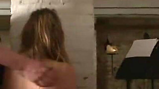 Dominating humiliating hand in pussy threesome