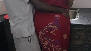 Tamil Wife Hot Sex at Kitchen on Morning