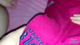 Playing with my pussy and my neighbors hot stepsister