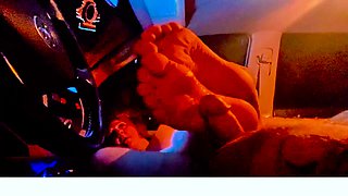 My neighbors warm sandy-haired wifey slinks out to my car again for some astounding sole job activity.