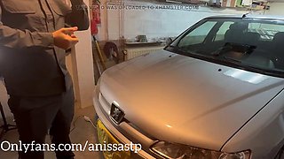 Seductive Blonde Betrays Husband with Mechanic Part 1