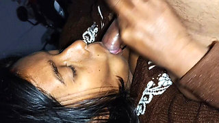 Desi Bhabhi Permi Pooja Gives Morning Blowjob to Stepfather - Village Hindi Sex Movie