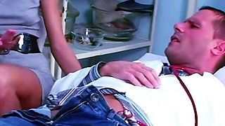 Something is wrong with mr doctor - The patient helps as best she can