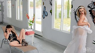 Natalie Mars' Wet Pool Affair Ignites Passion