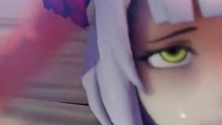 Genshin Impact's Noelle Loves Fucking in BDSM Toys Gangbanged by a Group of Hilichurls 60 Fps