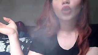Smoking Redhead