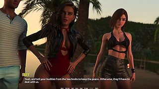 Dominos Beach 5 Sfw Walkthrough: Jhon Meets Rebels Gang New Friends & Beach Alliance Tease