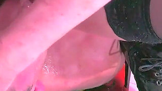A Group of Sluts Use a Slave Guy's Mouth as a Public Toilet